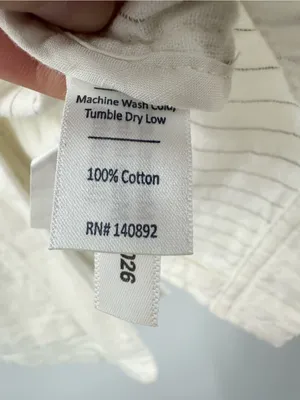 Marine Layer Women's Huntington Double Cloth Blazer Ivory Pinkstriped Size Small thumbnail 6