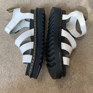 Dr. Martens Blaire White Strappy Gladiator Platform Sandals Size 10 thumbnail 4
