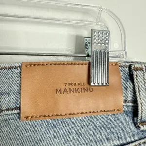 7 For‎ All Mankind Logan Frost Stovepipe Jean High Rise Size 32 Minimalist thumbnail 8