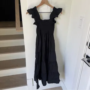 Hill House The Ellie Nap Dress in Black thumbnail 5
