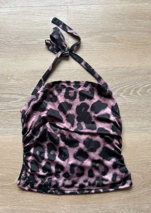 Shein Top Tank Cropped Cheetah thumbnail 1