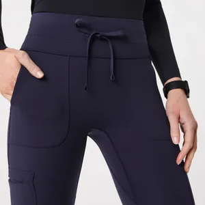 Figs High-Waisted Seville Scrub Leggings Navy thumbnail 5