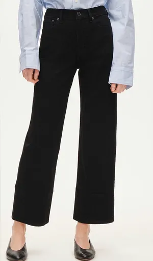 J. Crew Slim-wide Jean Black Rinse Wash Size 26 thumbnail 1