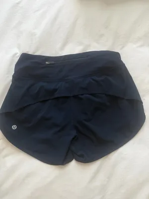 Lululemon Speed Up Shorts 2.5" Navy Blue thumbnail 2