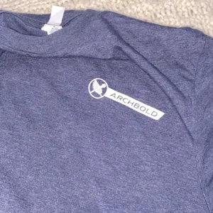 Archibold Hospital graphic blue T-shirt love USA size medium thumbnail 5