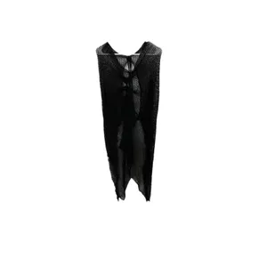 Lulus Clothing Co Crochet Fairy Goth Witchy Shawl Wrap thumbnail 5