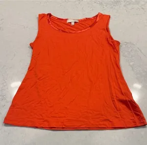 Banana Republic Orange Sleeveless Top Medium thumbnail 1