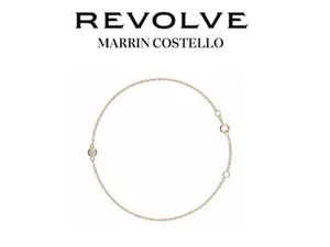 Revolve x MARRIN COSTELLO Soleil Bracelet White Topaz, Sterling Silver/ 14k Gold thumbnail 14