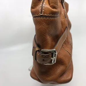 Michael Kors Brown Large PU Leather Shoulder Bag thumbnail 3