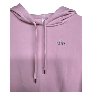 Alo Yoga Accolade Hoodie‎ Sweatshirt Ballet Pink Unisex Size Small thumbnail 3