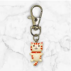 Boutique New Cute Cat Keychain Charm thumbnail 4