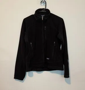 Patagonia Women's Black Fleece R Jacket Coat thumbnail 1