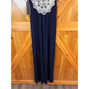 Felicity & Coco Crochet Back Jersey Maxi Dress Size XS nwt (4340) thumbnail 7
