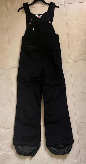 Vintage Levis ski overalls corduroy pants womens 12 thumbnail 1