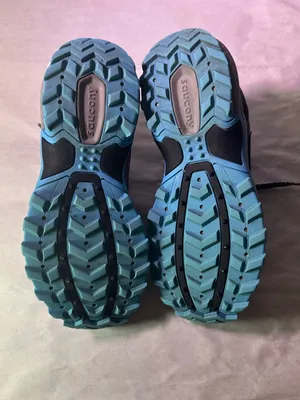 Saucony Women's Black/Purple/Blue Trail Running Shoe thumbnail 9
