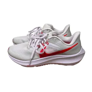 Nike Air Zoom Pegasus 39 Womens Running Shoes White Bright Red DH4072-103 Size 8 thumbnail 7