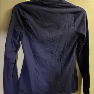 Express Deep Blue Long Sleeve Top thumbnail 2