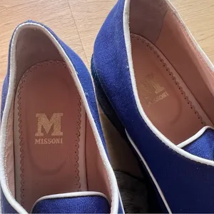 Missoni Blue Lace Up‎ Espadrille Platform Shoes Women’s Size 6 thumbnail 3