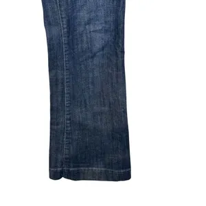 The‎ Limited 917 Women Jeans Flared Leg Mid-Rise Stretch Dark Wash Denim Blue 8R thumbnail 2