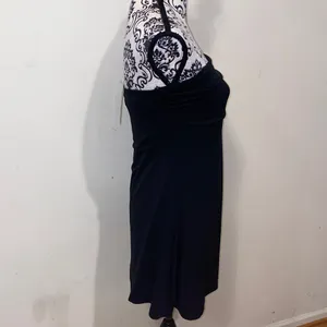 NWT!! Just Polly New York Sexy Strapless Black Mini Dress Size Large Y2K thumbnail 9