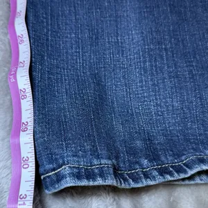 Levis Womens Size 9M Superlow 524 Jeans Bootcut Flare Low Rise Blue Denim thumbnail 9