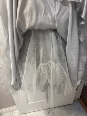 Ruffle Tule Strapless Sweetheart Short Homecoming Formal Dress Embellished Waist L thumbnail 4