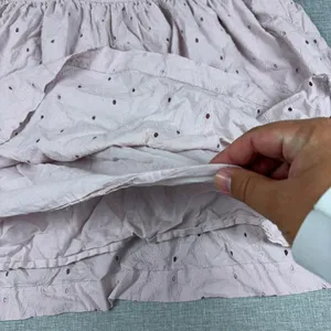 Madewell Dress Womens Large Pink Square Neck Eyelet Floral Short Sleeve Sundress thumbnail 6