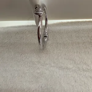 Silver plated knot Bangle thumbnail 4