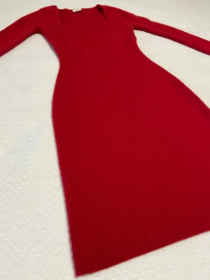 Abercrombie Red Mini Dress thumbnail 2