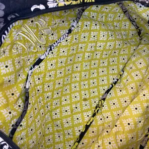 Vera Bradley Black/Yellow Duffel Bag thumbnail 8