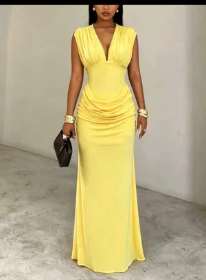 Women’s elegant bodycon maxi dress  thumbnail 4