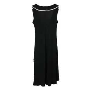 Vintage 90s Taboo Black & White Ruffle Cocktail Dress thumbnail 4