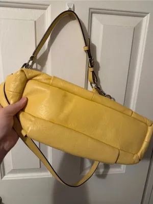 Coach Isabelle Madison Butter Yellow Shoulder Bag thumbnail 5