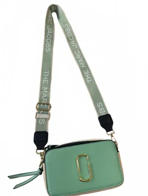 Marc Jacobs Snapshot Camera Bag Mint Green Crossbody Designer Purse thumbnail 2