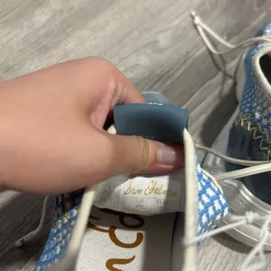 Sam Edelman Chelsie Knit Blue Sneakers Size 8 thumbnail 7
