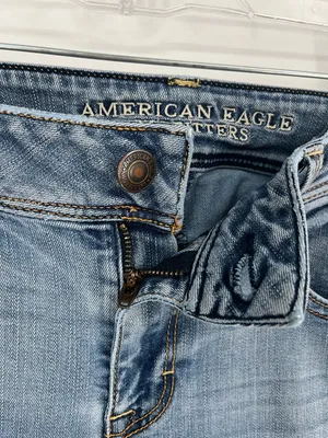 American Eagle Kick Boot Super Stretch Jeans Women's Size 12 thumbnail 4