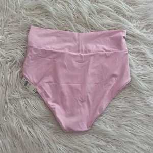 Aerie High Rise Full Coverage Crossover Bikini Bottom Bloom Small thumbnail 4