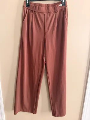 Halara Small Flex™ DayStretch High Waisted Work Flare Pants - Red Mahogany Small thumbnail 6