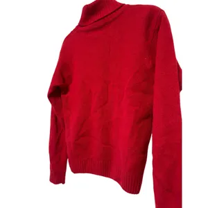 SK & Company Women's Red Angora Wool Cable Knit Turtleneck Sweater M thumbnail 9