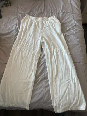 Linen Pants TJ Maxx White thumbnail 1