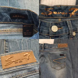 Seven7 Boho Flare Bell Botttom Flare Jeans 28 thumbnail 10
