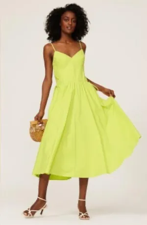 Jason Wu Collective Yellow Midi Dress size 4 thumbnail 9