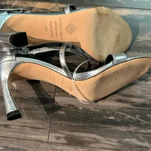 Antonio Melani Hadley‎ Strappy Metallic Leather Sandals thumbnail 7
