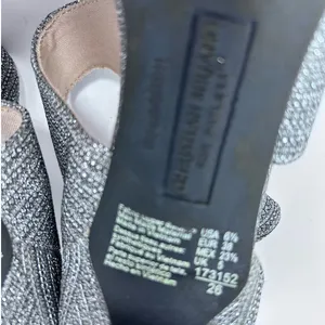 Christian Siriano for Payless Silver Sparkle High‎ Heel Shoes Size 6 1/2 NWT thumbnail 9