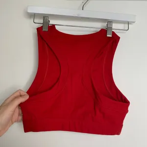 Set Active x Justine Skye Red High Neck Sports Bra Top Womens Small Apple Red thumbnail 3