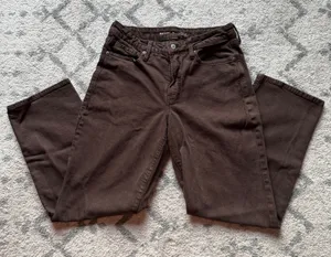 Old Navy Brown Straight Leg Pants thumbnail 1