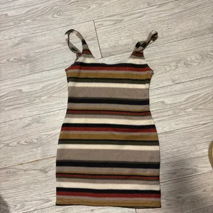 Missguided Striped Dress tank bodycon beach cover up thumbnail 3