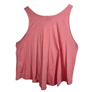 Abercrombie & Fitch New York Athletic Pink Silver Logo Swing Tank Top Size Large thumbnail 3