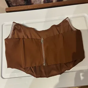 White Fox Crop Corset Boutique Top thumbnail 4