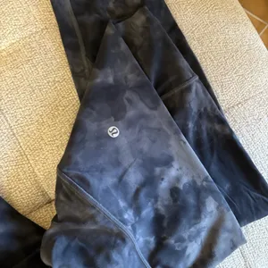 LULULEMON Align Crop 21” Diamond Dye‎ Pitch Grey Graphite Grey Size 12 thumbnail 4